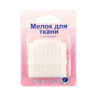 Мелок для ткани c точилкой в пластиковом корпусе Hemline 246 (5 шт)